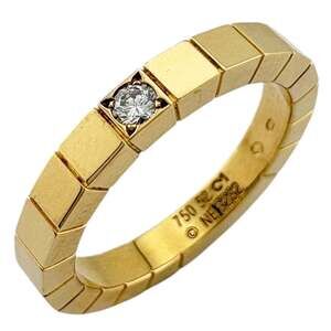 CARTIER 18k Gold Diamond Lanier Ring